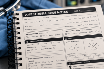 ANESTHESIA CASEBOOK - NAVY